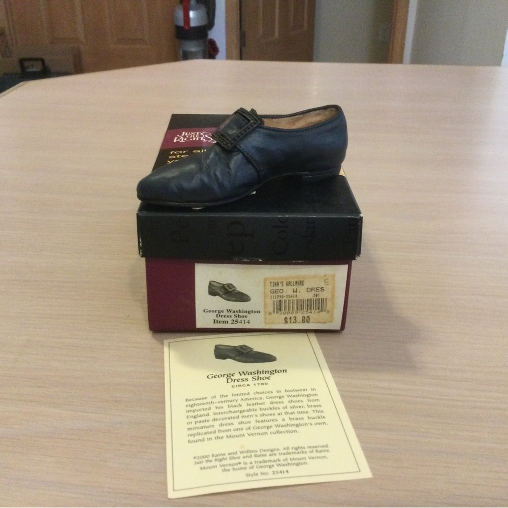 Just the Right Shoe "GEORGE WASHINGTON DRESS SHOE"